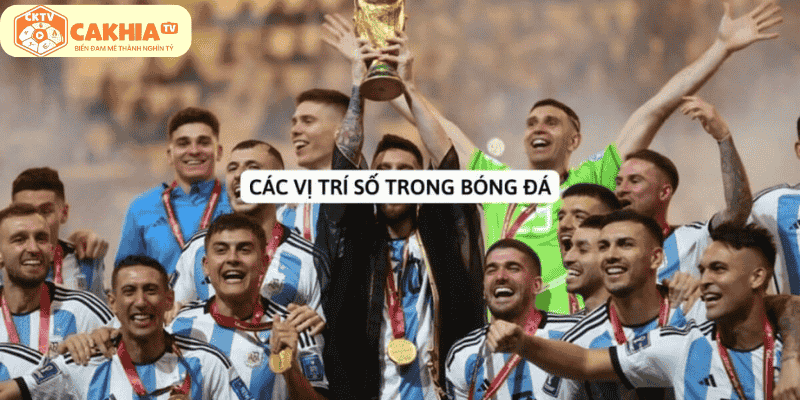 Các vị trí số trong bóng đá là gì?